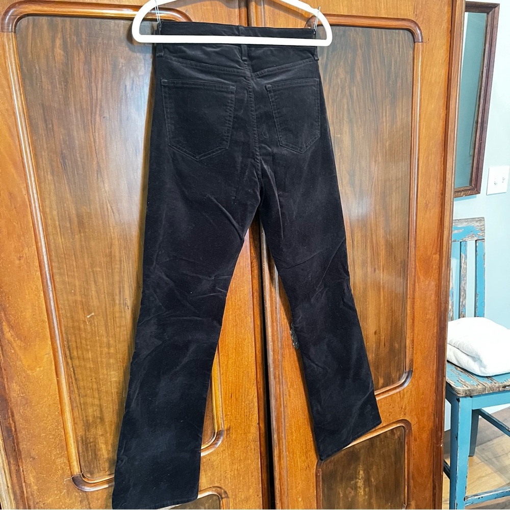 GAP Women's Baby Bootcut Mid Rise Black Corduroy - Picture 4 of 4